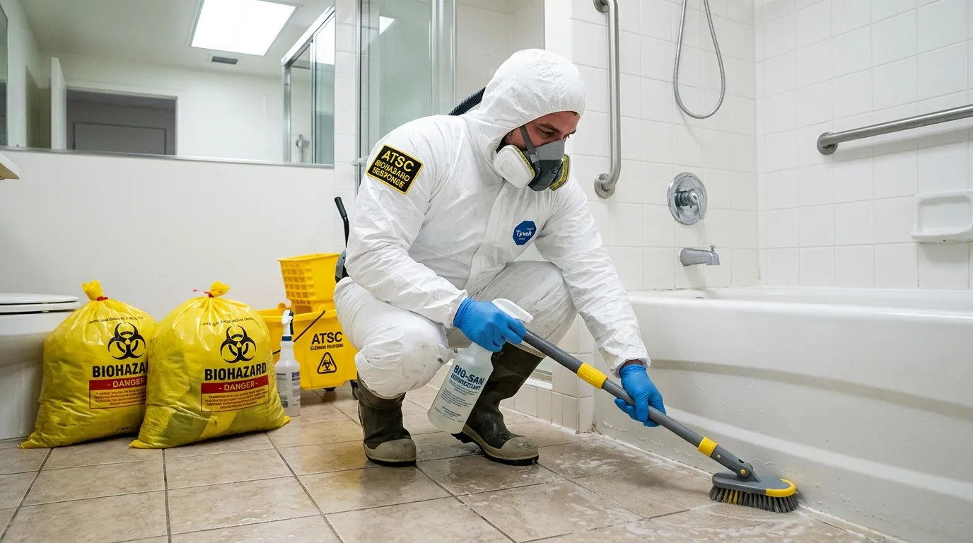 Decontamination equipment deployed for Blood Cleanup in Calistoga